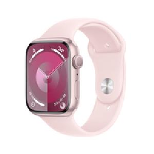 Apple Watch Series 9 45 mm Alu Pink Sport Hellrosa S/M